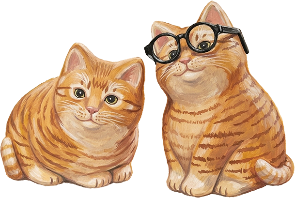 猫の置物 イラスト